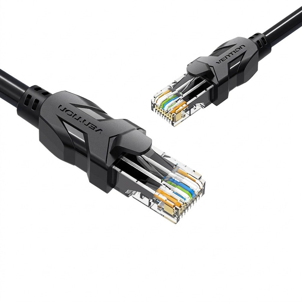 Vention NETWORK Cable CAT6 UTP Crystal Head 3.0m Black IBBBI