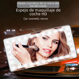 Car Makeup Mirror with LED Light for Sun Visor