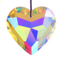 Heart-Shaped Sun Catcher Crystal Pendant for Home Decor