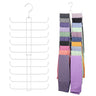 ZEDODIER Legging Organizer for Closet Hanging Rotatable Sturdy Hanger for Girls and Adult XS/S Leggings Holds Up to 20 Leggings Space-Saving Closet Organizers and Storage Silver