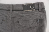 Ermanno Scervino Chic Gray Casual Cotton Pants