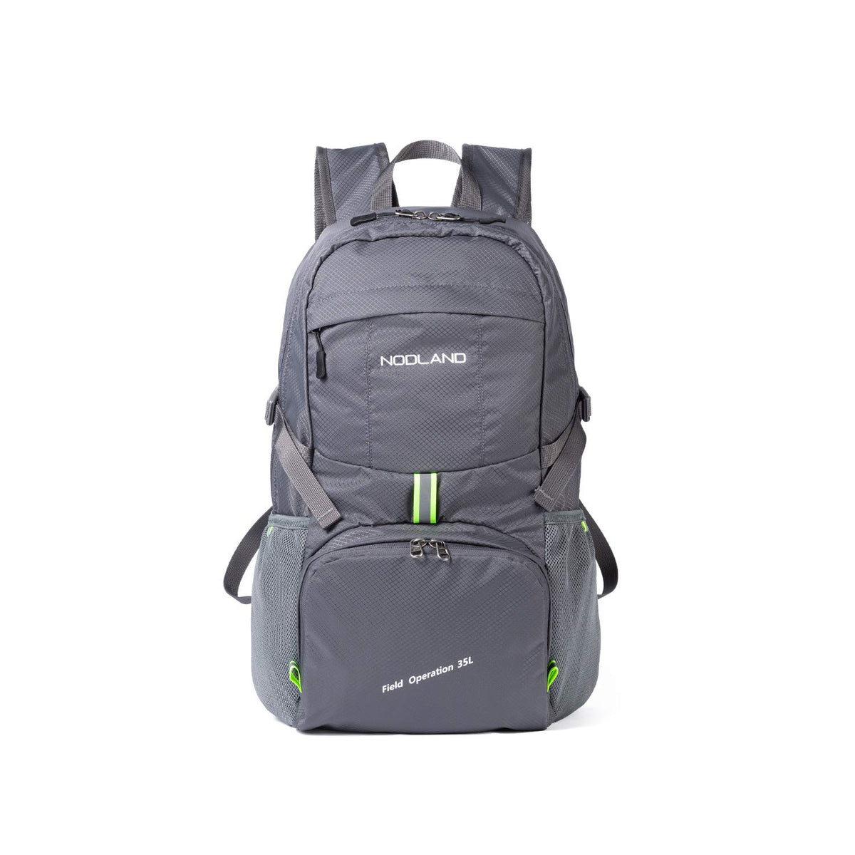 Sharkborough NODLAND Lightweight Backpack 35L Foldable Hiking Daypack Gray