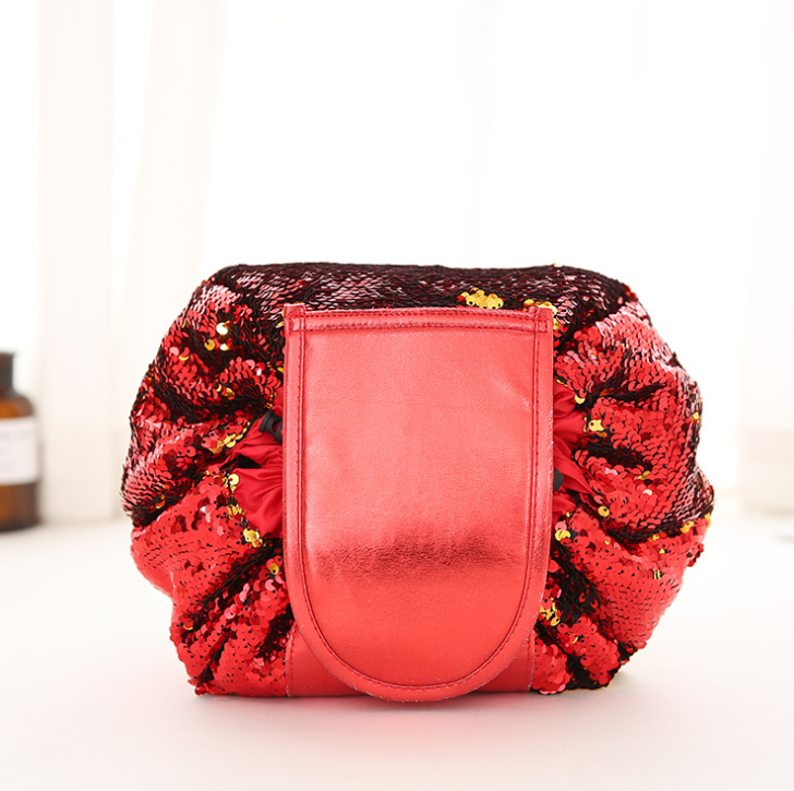 Reversible Sequin Makeup Bag - Mermaid Storage Pouch