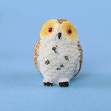 Mini Resin Owl Figurine for Fairy Garden Decor
