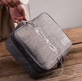 Two Layer Waterproof Multifunctional Data Cable Storage Bag