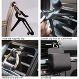 Automotive Supply Storage Bag with Air Vent and Leather Box
