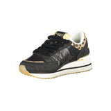 U.S. Polo Sneakers Black/Gold - Women's