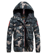 Men's Winter Camouflage Hoodie Jacket (Thick & Warm)