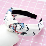 Artistic Striped Headband for Bathing and Makeup