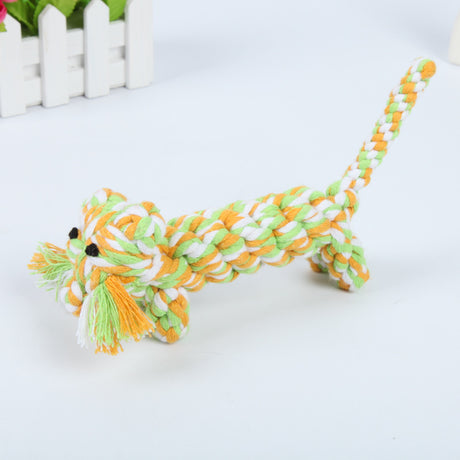 Pet Toy: Chew Rope Animal Shape for Dogs