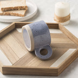 Korean Style Ink Splash Ceramic Mug for Coffee and Tea