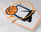 Wooden Punch-free Storage Basketball Board Laundry Basket