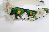 Dolce & Gabbana Sunflower Crystal Luxury Headband