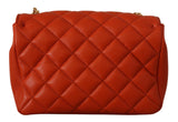 Versace Red Nappa Leather Medusa Small Crossbody Bag - Women's