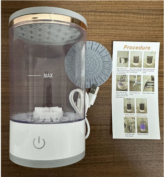Automatic Makeup Brush Cleaner