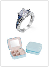 Jewelry Organizer Box, 2-Piece Ring Storage Set
