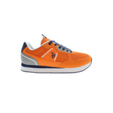 U.S. Polo Sneakers with Laces Orange - Men's