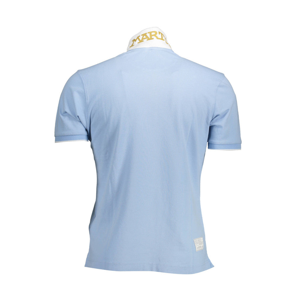 La Martina Short Sleeved T-Shirt Baby Blue - Men's