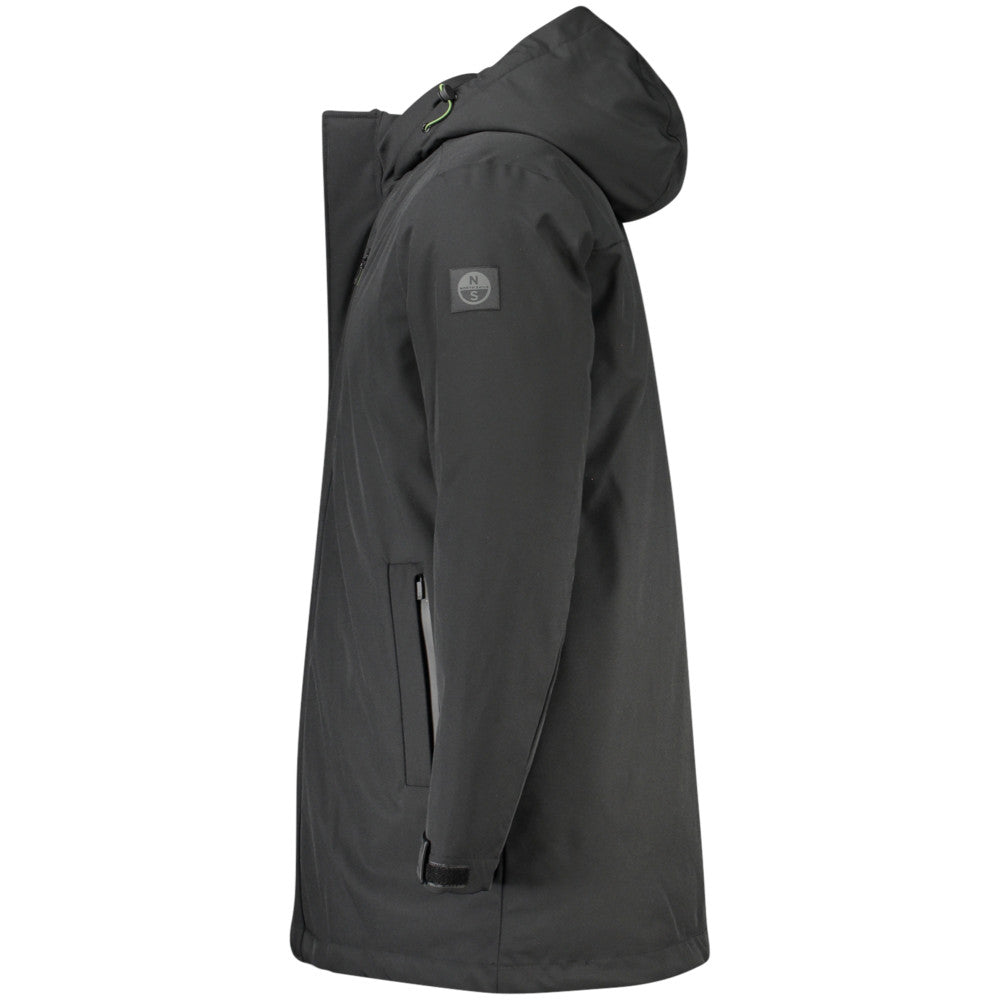 North Sails Long Jacket Black - Men's