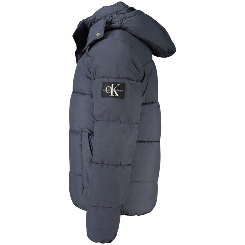 Calvin Klein Jacket with Removable Hood Blue - Men's
