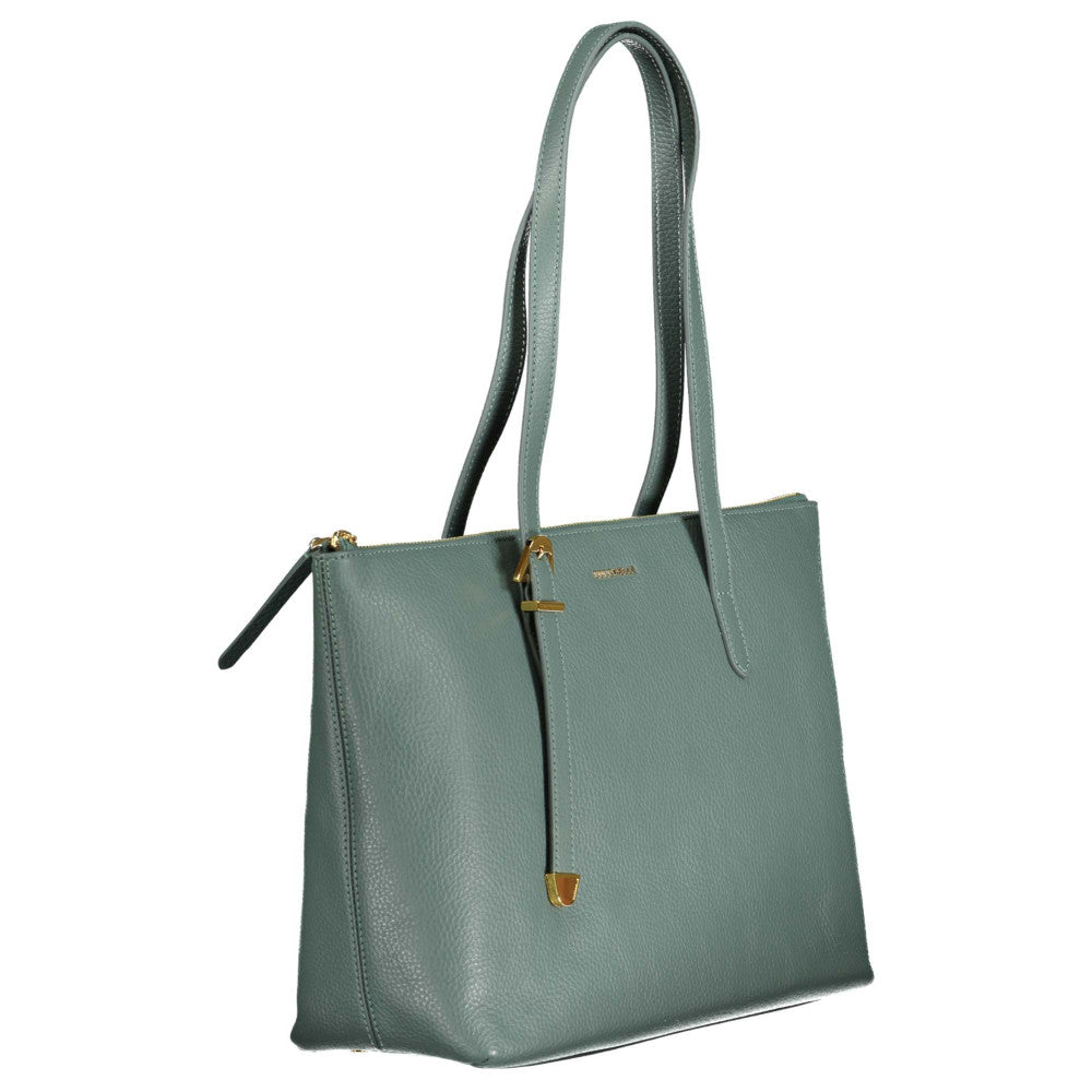 Coccinelle Leather Shoulder Bag Green - Women's