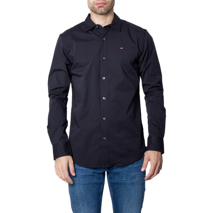 Tommy Hilfiger Cotton Shirt Black - Men's