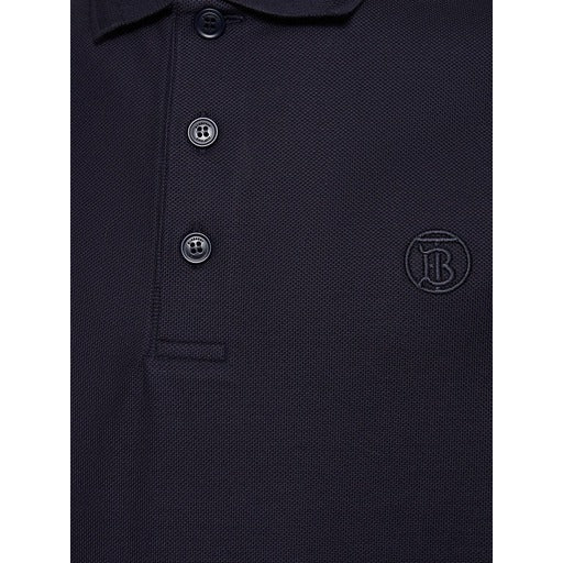 Burberry Polo Shirt Eddie Navy Blue - Men's