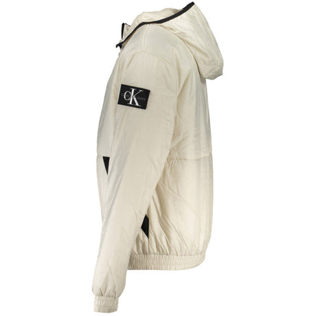 Calvin Klein Jacket with Hood Beige - Men's