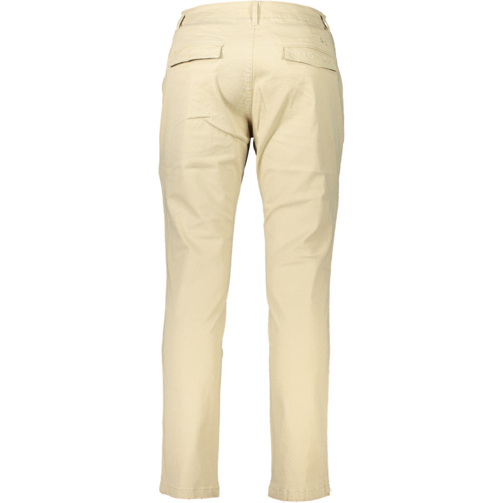 La Martina Slim Fit Trousers Beige - Men's