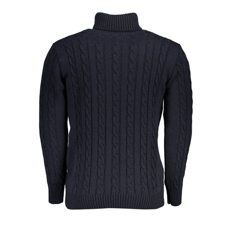 U.S. Grand Polo Sweater Turtle Neck Navy Blue - Men's