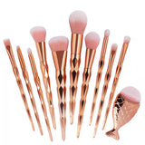11-Piece Unicorn Gradient Makeup Brush Set