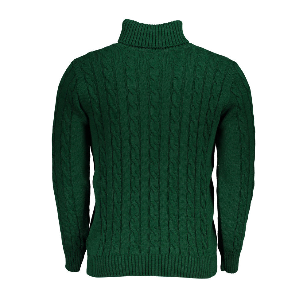 U.S. Grand Polo Sweater Turtle Neck Green - Men's