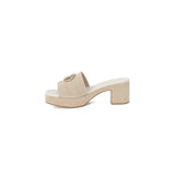 Guess Sandals Suede Beige - Women's