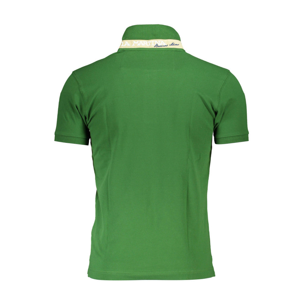 La Martina Short Sleeved T-Shirt Green - Men's