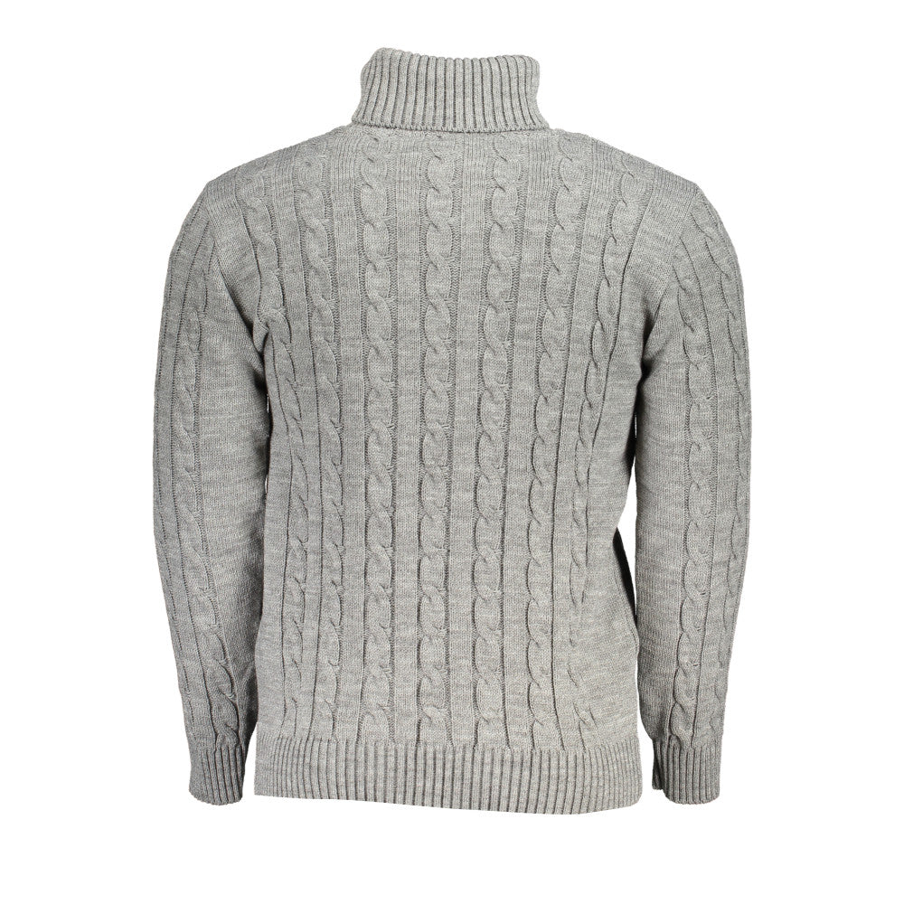 U.S. Grand Polo Sweater Turtle Neck Grey - Men's