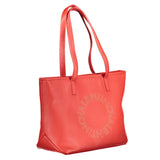 Valentino Handbag with Circular Logo Red - Women's