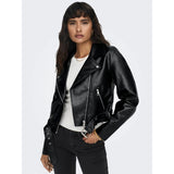 Only Jacket with Zip Black 458370 - Women's