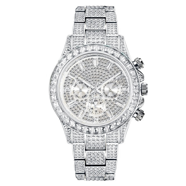 Rainbow Diamond Quartz Watch - Atlantic Shopping Mall