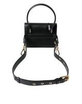 Dolce & Gabbana Black Leather Mini Belt Waist DG Girls Purse Bag - Women's