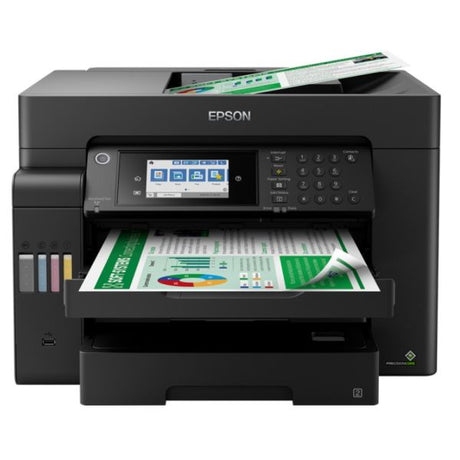 EPSON PRINTER ALL IN ONE INKJET COLOR BUSINESS L14150 A3 ECO TANK, PRINT, SCAN, COPY, FAX, 17PPM (B), 9PPM (C), 4.800 x 1.200 DPI, DUPLEX, WiFi, LAN
