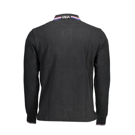 U.S. Polo Long Sleeve T-Shirt Black - Men's