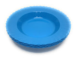Mintra Home Curly Collection (9in Deep Plate - 6pk White)