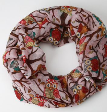 Owl Scarf - Versatile Neck Wrap Accessory