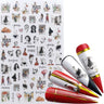 Decorative Manicure Adhesive Nail Strap Stickers