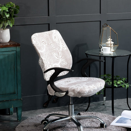 Simple Stretchable Office Chair Cover Set