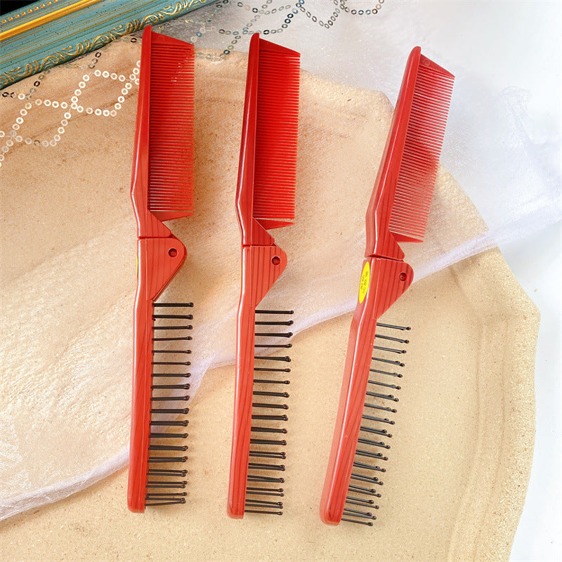 Portable Folding Travel Hair Styling Comb Tool