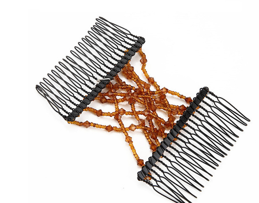 Bead Hair Comb, Wire Hair Styling Tool, Hair Brush