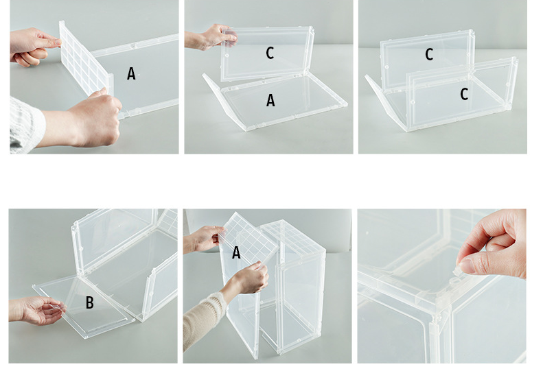 Transparent Shoe Box for Sneakers and Basketball Storage