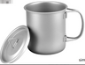 Titanium Folding Cup for Camping and Travel