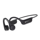 Yorlu Bone Conduction Headphones Bluetooth 5.3 Open Ear Headphones 8H Playtimes Wireless Headphones with Mic Sport Earphones IP56 Sweatproof Headset for Workout Hiking Black